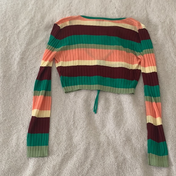 🌸Beginning Boutique | Godspeed Double Tie Knit Top - Picture 6 of 8